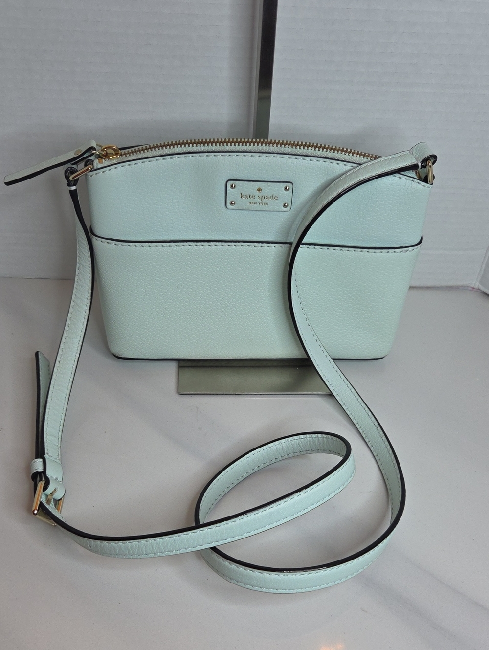 kate spade Mint Green Leather Crossbody Bag